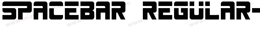 SPACEBAR Regular字体转换